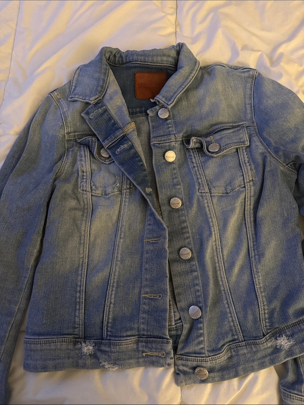 Light Blue Denim Jean Jacket - Women